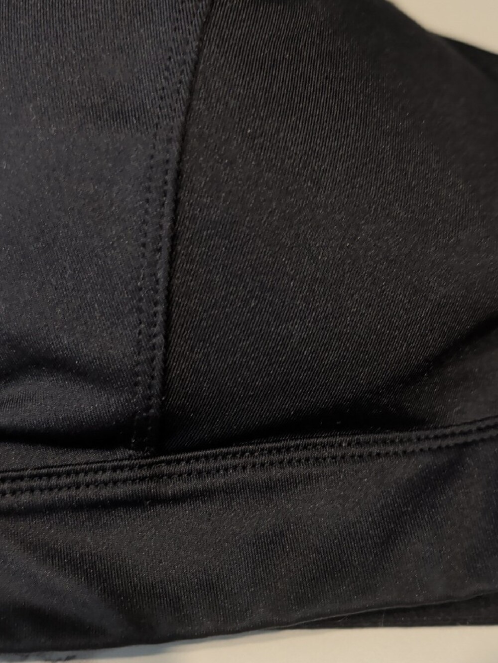 TEK GEAR 3X Black Front-Zip Racerback Sports Bra - Picture 4 of 8